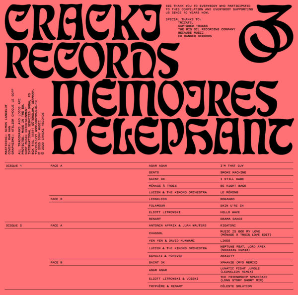 Cracki Records compilation 10 ans du label