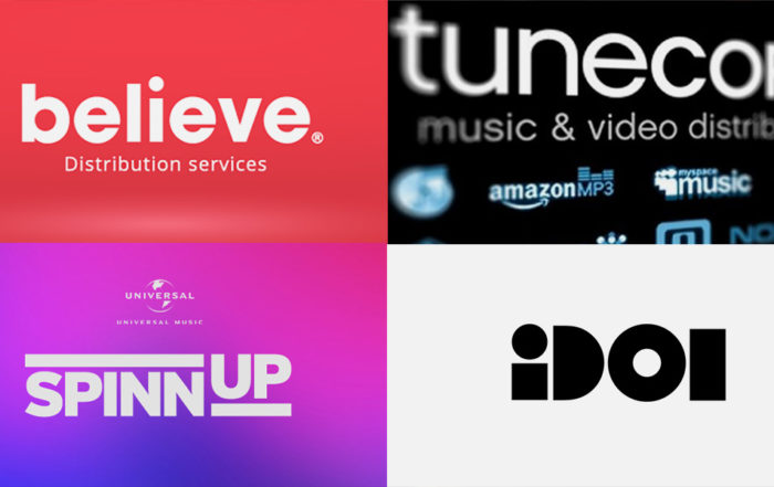 Distribution musicale distributeur agrégateur spinnup tunecore idol believe digital distrokid musician wiseband ditto the orchard